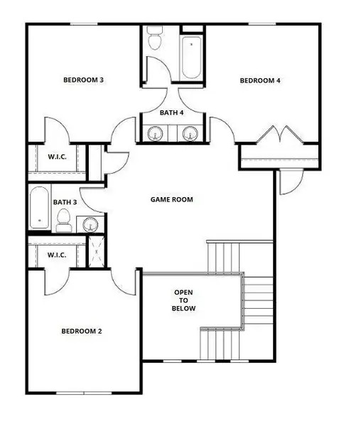 The second floor of the Nichols plan. The second floor of the Nichols plan.