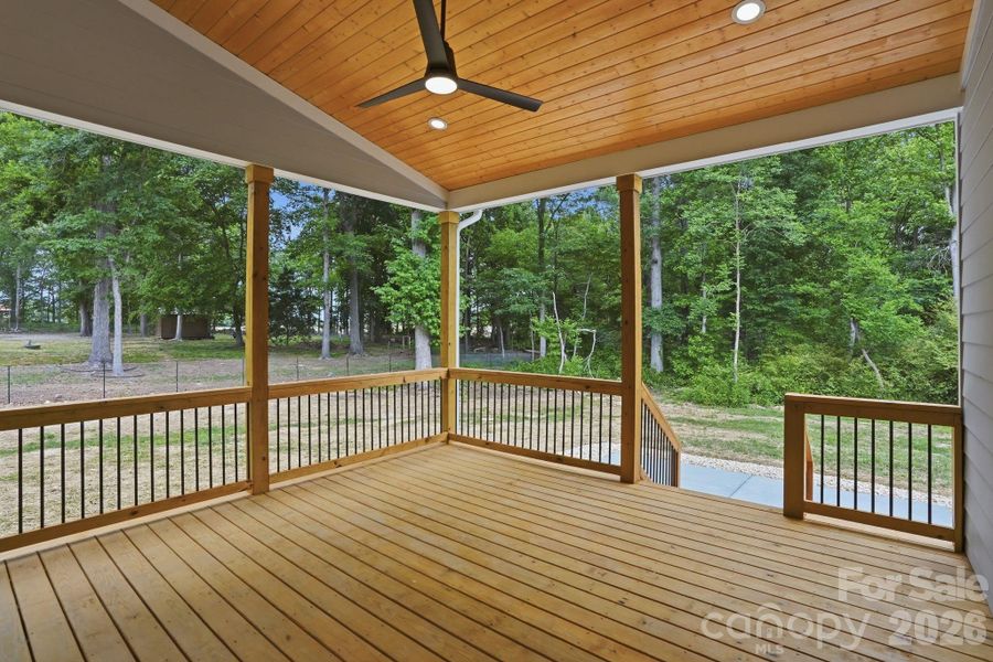 Exterior details and patio area of a home in , Marshville (Image 29).