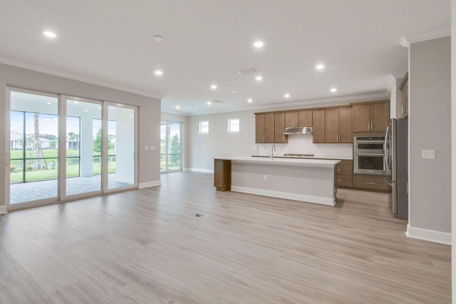 Furnished interior view inside a new home in Costa Pointe, Vero Beach (Image 18).