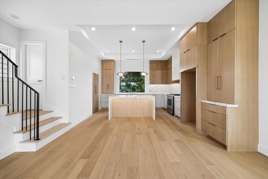 Furnished interior view inside a new home in , Houston (Image 9).