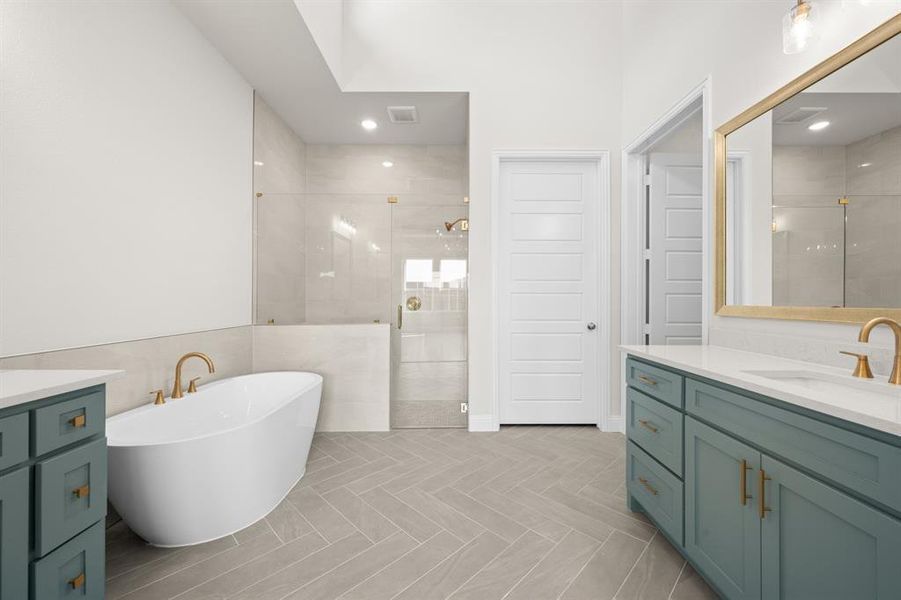 Furnished interior view inside a new home in Viridian Elements, Arlington (Image 13).