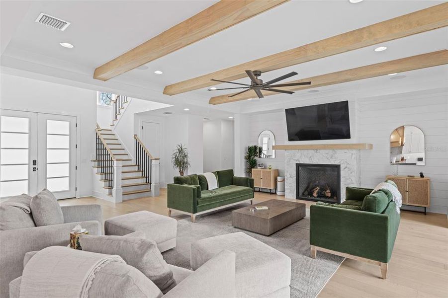 Furnished interior view inside a new home in , Tampa (Image 47).