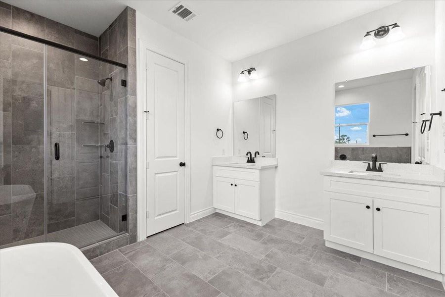 Furnished interior view inside a new home in , Houston (Image 9).