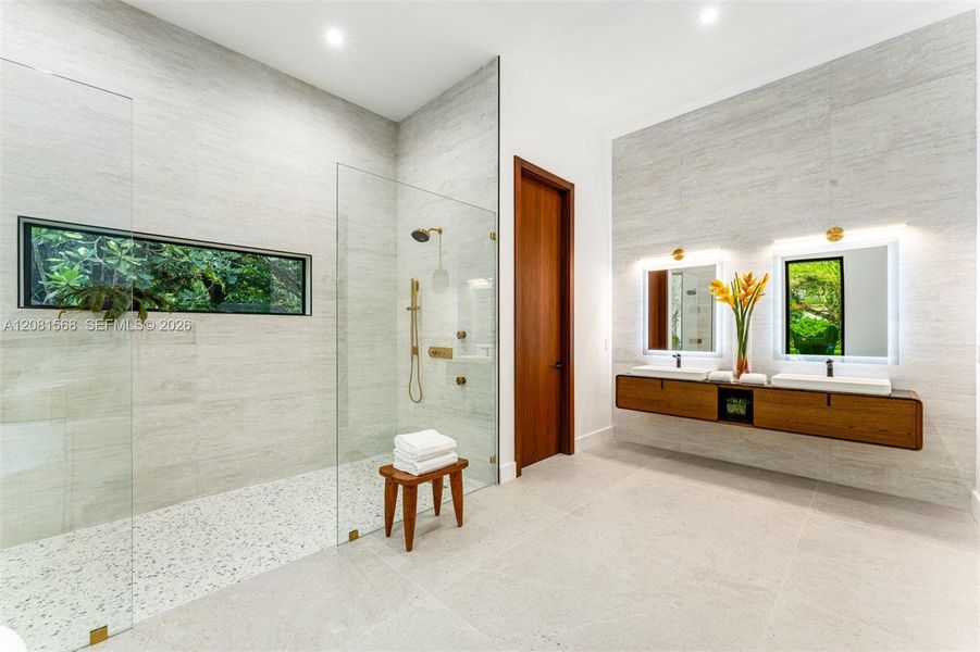 Furnished interior view inside a new home in , Miami (Image 14).
