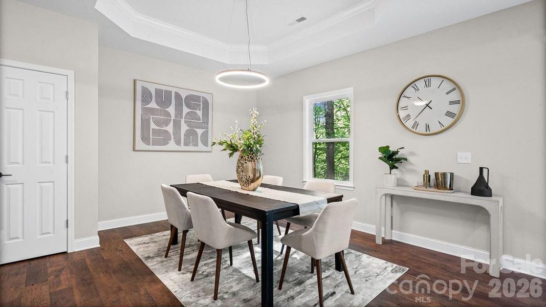 Furnished interior view inside a new home in , Dallas (Image 7).