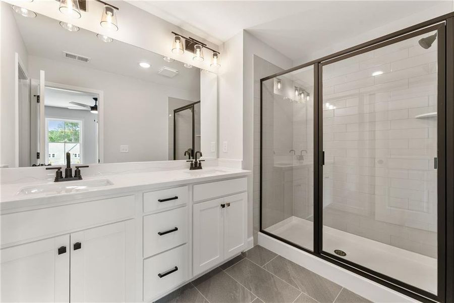 Furnished interior view inside a new home in Wildwood Place, Powder Springs (Image 7). Furnished interior view inside a new home in Wildwood Place, Powder Springs (Image 7).