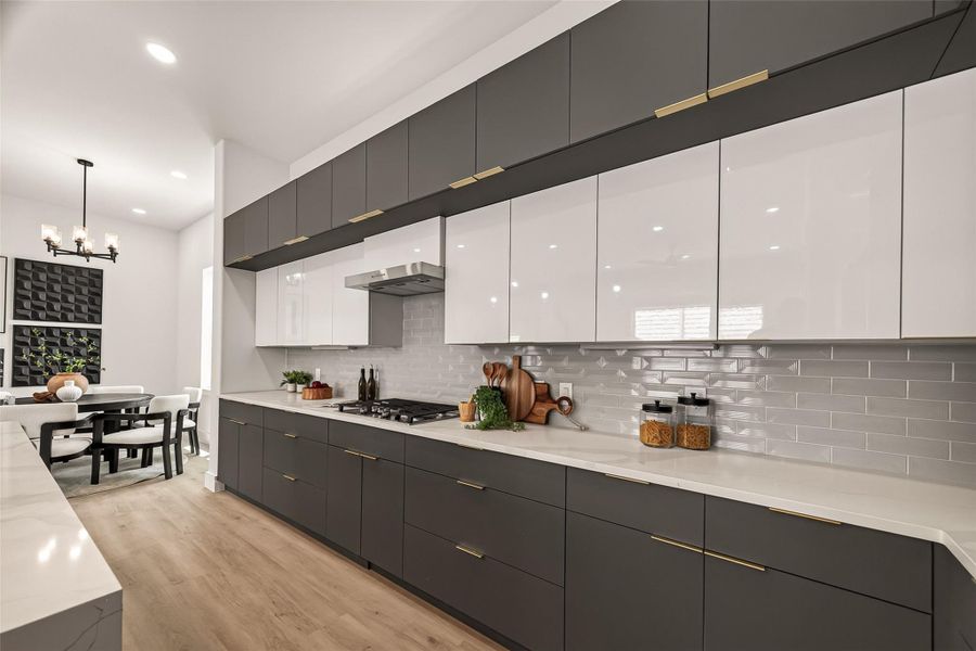 Furnished interior view inside a new home in , Houston (Image 11).