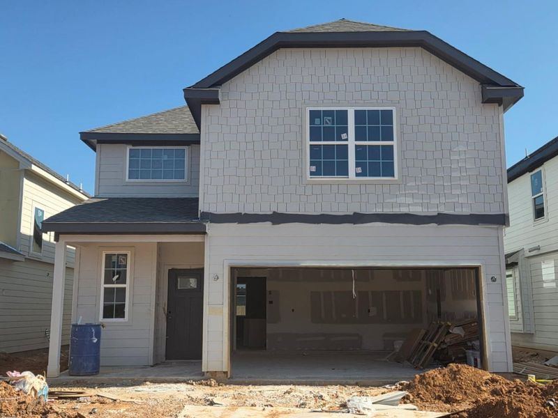In-progress construction of a new home in River's Edge, Conroe, TX (Image 30).
