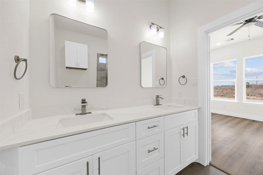 Furnished interior view inside a new home in , Cleveland (Image 8).