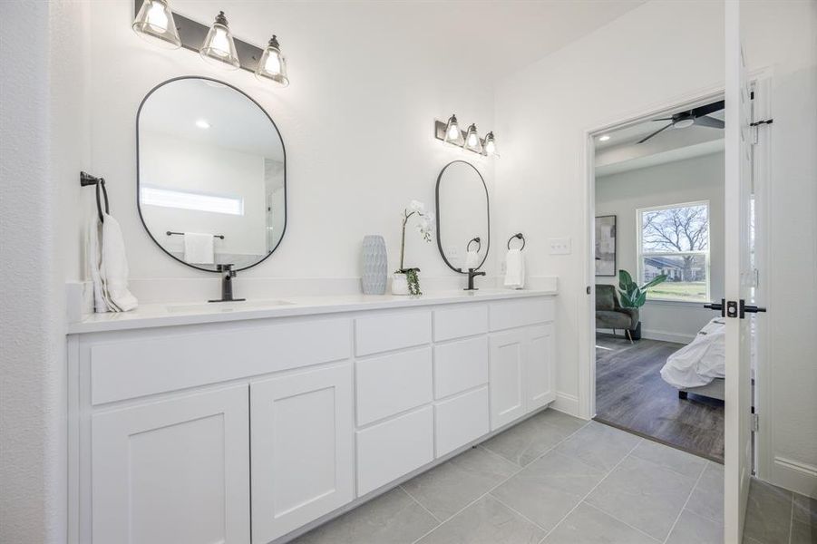 Furnished interior view inside a new home in , Farmersville (Image 32).