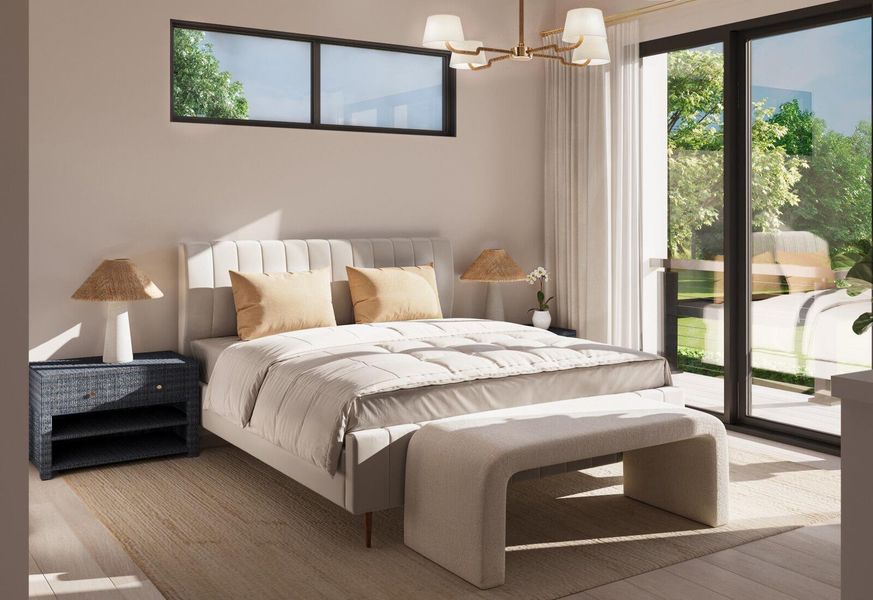 Furnished interior view inside a new home in , Boca Raton (Image 4).