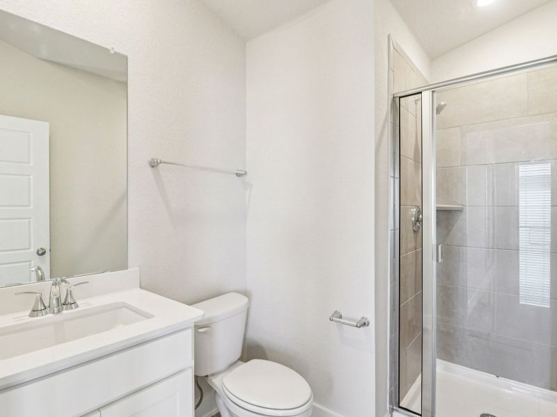 Furnished interior view inside a new home in Royal Crest, San Antonio (Image 11).