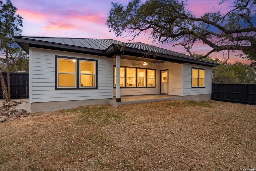 Exterior details and patio area of a home in , Spring Branch (Image 4).