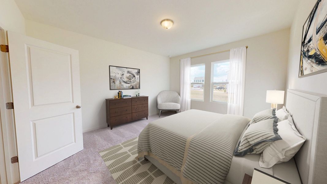Representative furnished interior of a home built from the Equinox by Starlight Homes in Oakfield Lakes, Parrish (Image 6).