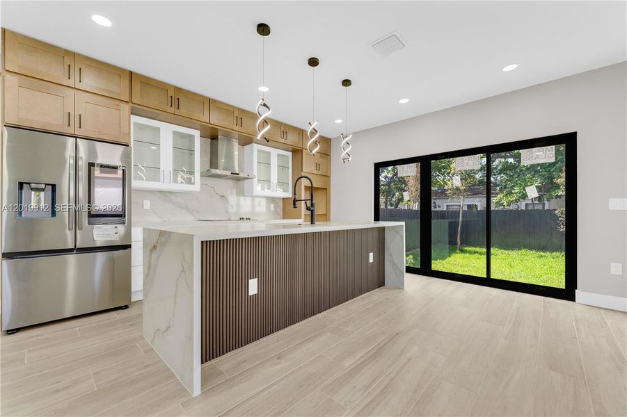 Furnished interior view inside a new home in , Miami (Image 7).