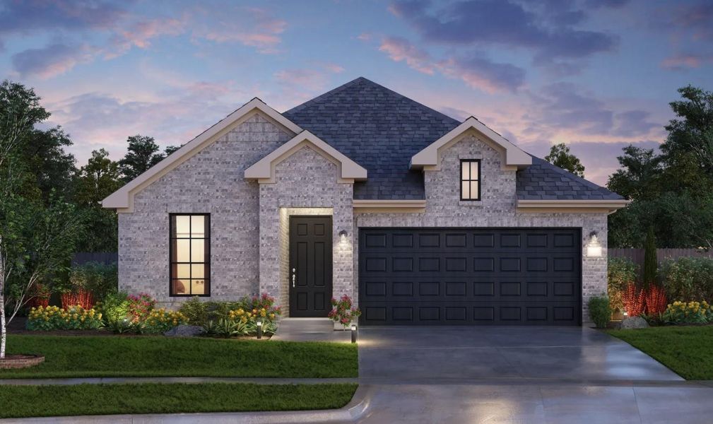 Front exterior of a new home in , Beasley, TX, highlighting curb appeal (Image 1). Front exterior of a new home in , Beasley, TX, highlighting curb appeal (Image 1).