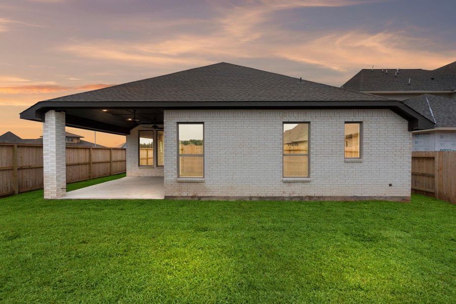 Exterior details and patio area of a home in Escondido, Magnolia (Image 23). Exterior details and patio area of a home in Escondido, Magnolia (Image 23).