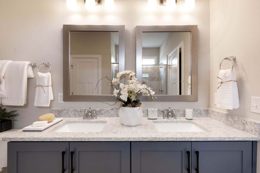 Representative furnished interior of a home built from the Carver by Caviness & Cates Communities in Maggie Way, Wendell (Image 116).
