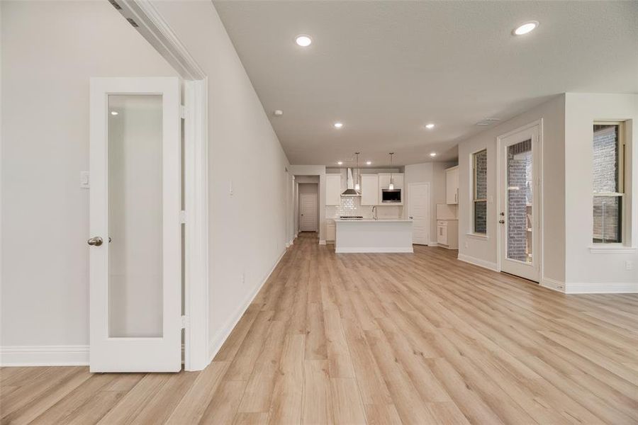 Spacious, unfurnished interior of a new home in Arbors at Legacy Hills, Celina (Image 11). Spacious, unfurnished interior of a new home in Arbors at Legacy Hills, Celina (Image 11).