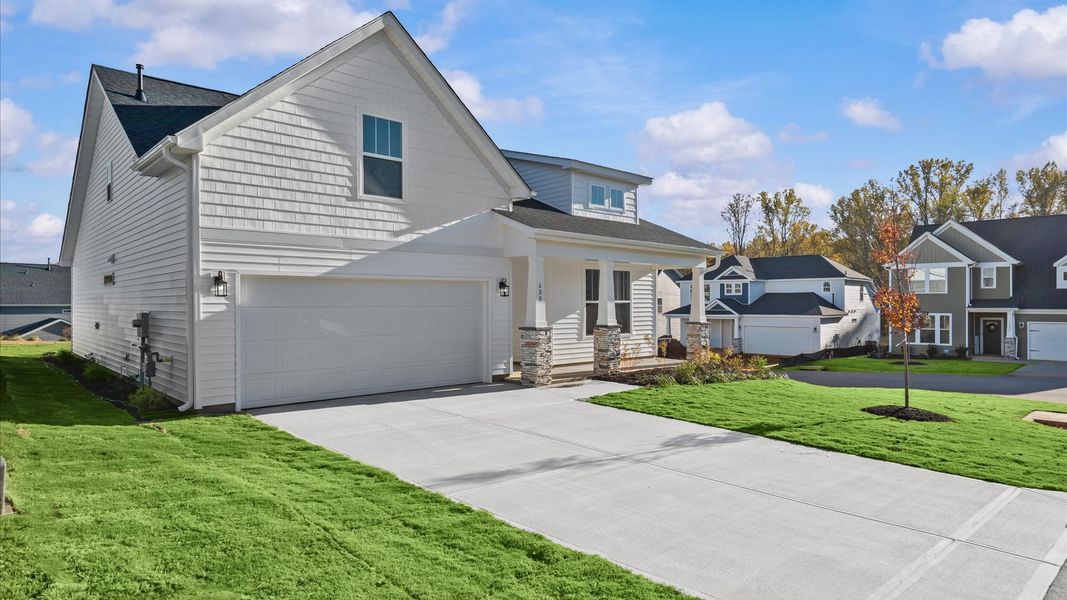 Elegant finishes and modern features in this proven DRB Homes design near vibrant downtown life