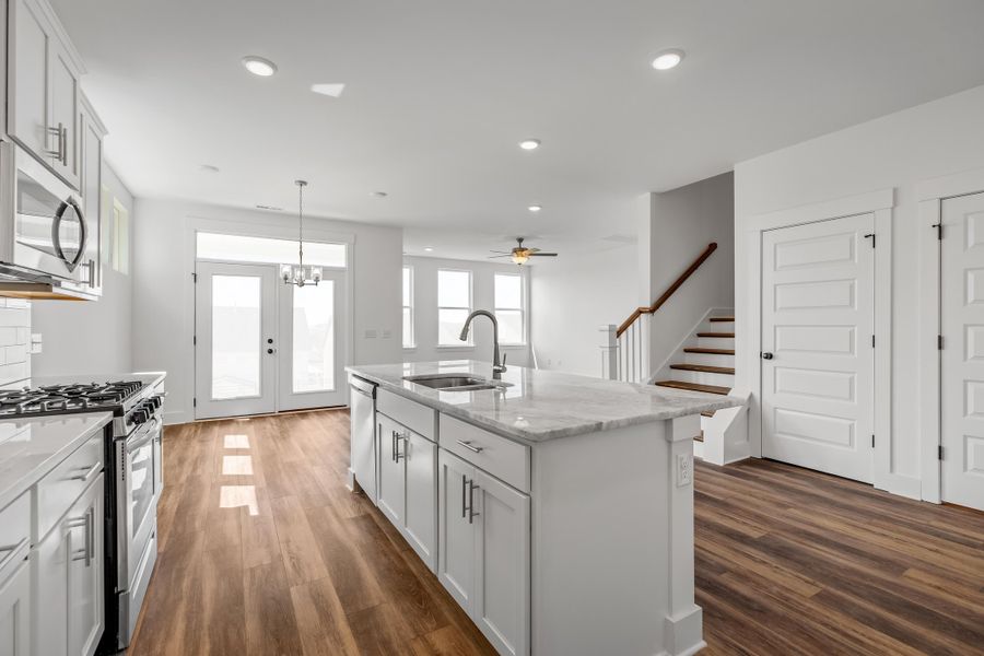 Representative furnished interior of a home built from the The Cedar D by Davidson Homes LLC in Saddle Creek Ranch, Cibolo (Image 7).