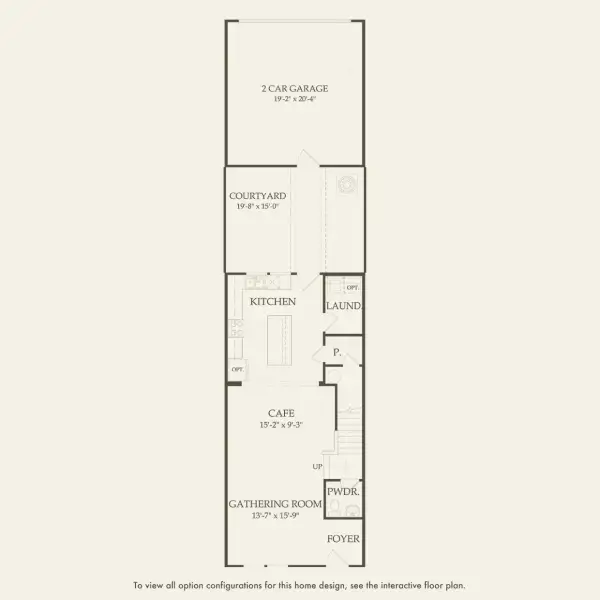 2D floor plan layout for the Foxtail - Interior Unit by Pulte Homes in Hilliard Isle, Kissimmee, FL (Image 4). 2D floor plan layout for the Foxtail - Interior Unit by Pulte Homes in Hilliard Isle, Kissimmee, FL (Image 4).
