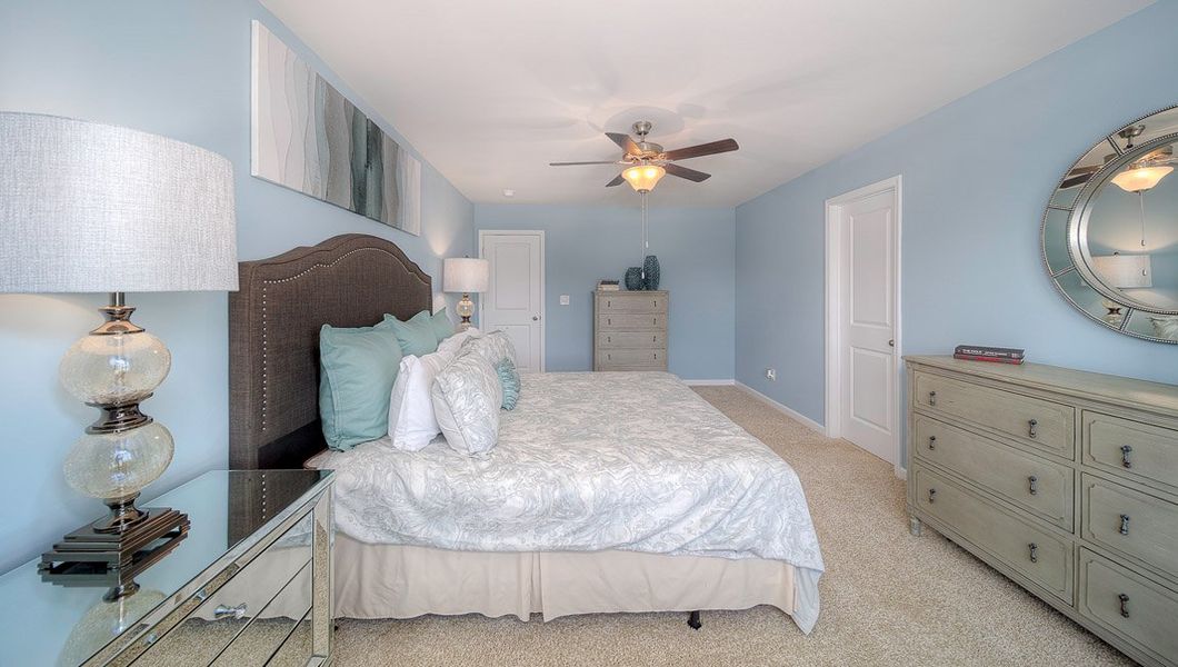 Representative furnished interior of a home built from the Lansing by D.R. Horton in Townes at Tap Root Farms, Fletcher (Image 17).