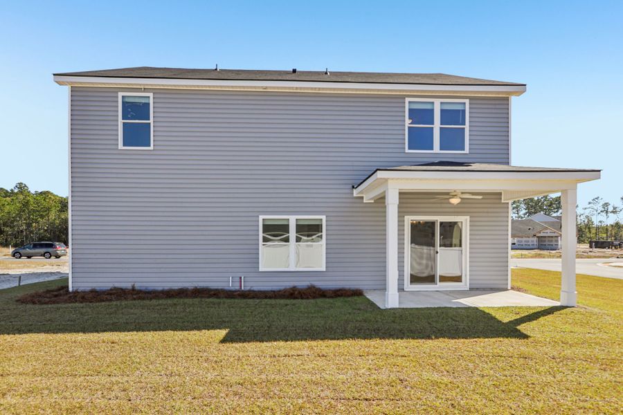 Exterior details and patio area of a home in Hayden Pointe, St. Marys (Image 20). Exterior details and patio area of a home in Hayden Pointe, St. Marys (Image 20).