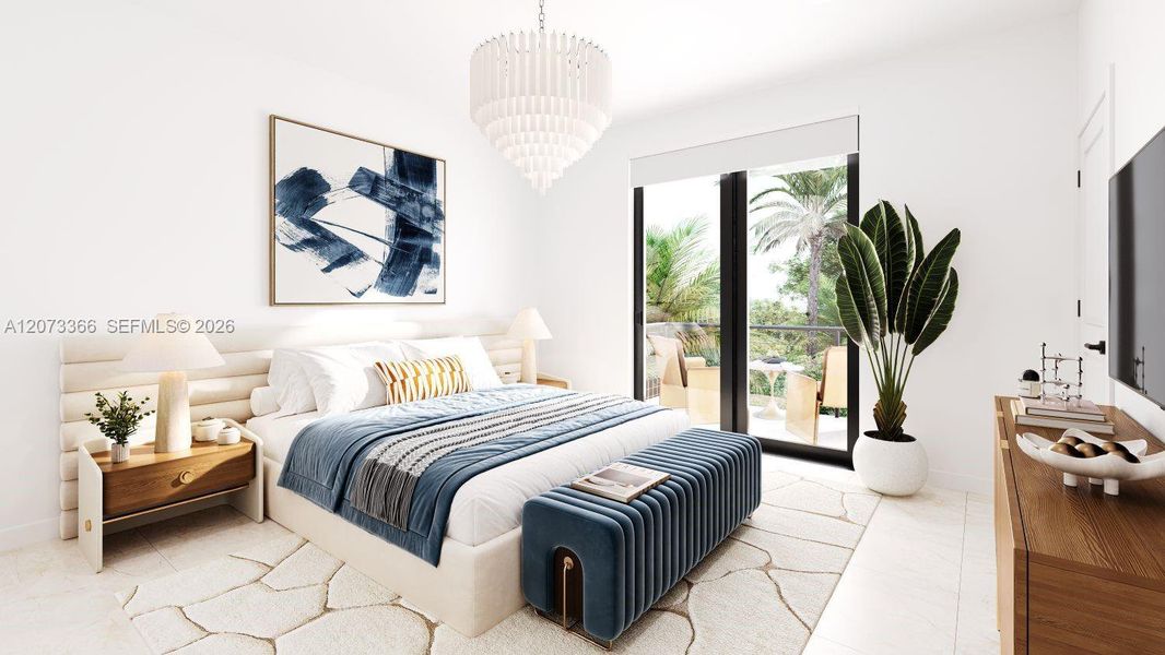 Furnished interior view inside a new home in , Miami Shores (Image 15). Furnished interior view inside a new home in , Miami Shores (Image 15).