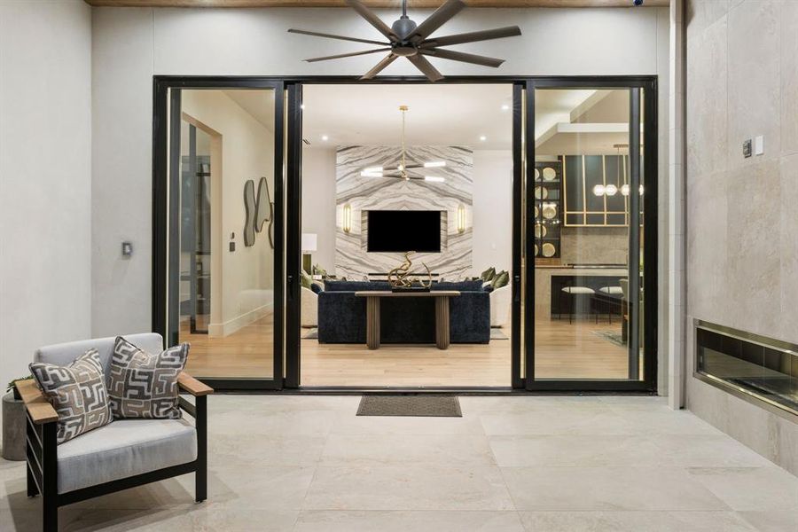 Exterior details and patio area of a home in , Southlake (Image 3).