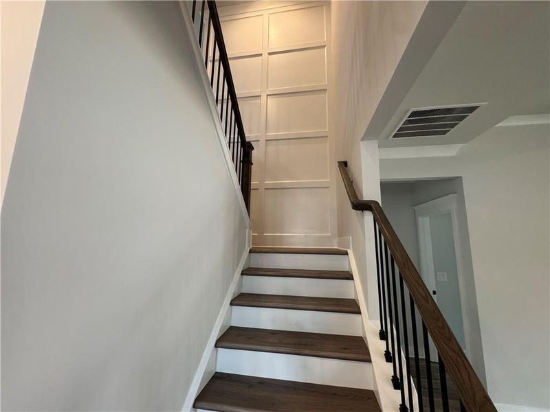 Spacious, unfurnished interior of a new home in Rosewood Lake Preserve, Hoschton (Image 26). Spacious, unfurnished interior of a new home in Rosewood Lake Preserve, Hoschton (Image 26).