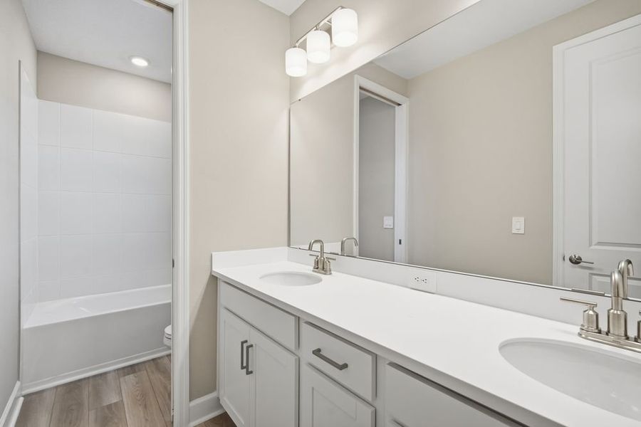 Furnished interior view inside a new home in Firethorn, Parrish (Image 8). Furnished interior view inside a new home in Firethorn, Parrish (Image 8).