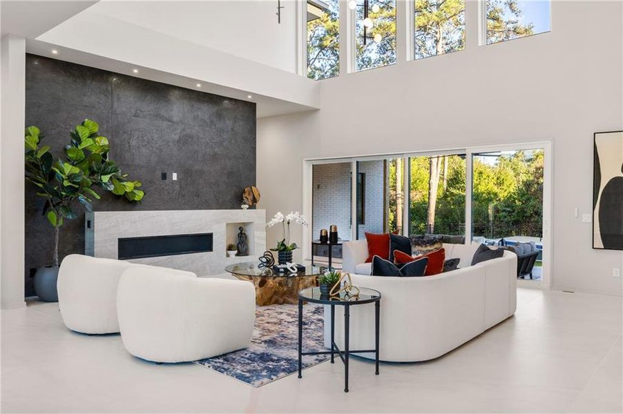 Furnished interior view inside a new home in , Atlanta (Image 56). Furnished interior view inside a new home in , Atlanta (Image 56).