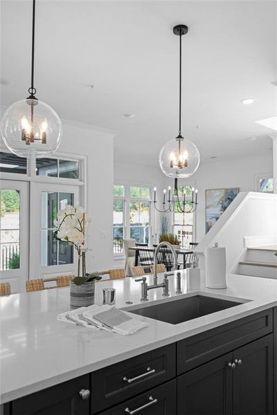 Furnished interior view inside a new home in Foxhall Residences, Douglasville GA, Douglasville (Image 25).