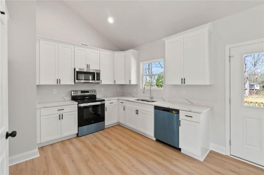 Furnished interior view inside a new home in , Alto (Image 10).