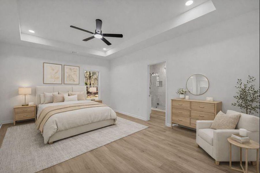 Furnished interior view inside a new home in , Covington (Image 15).