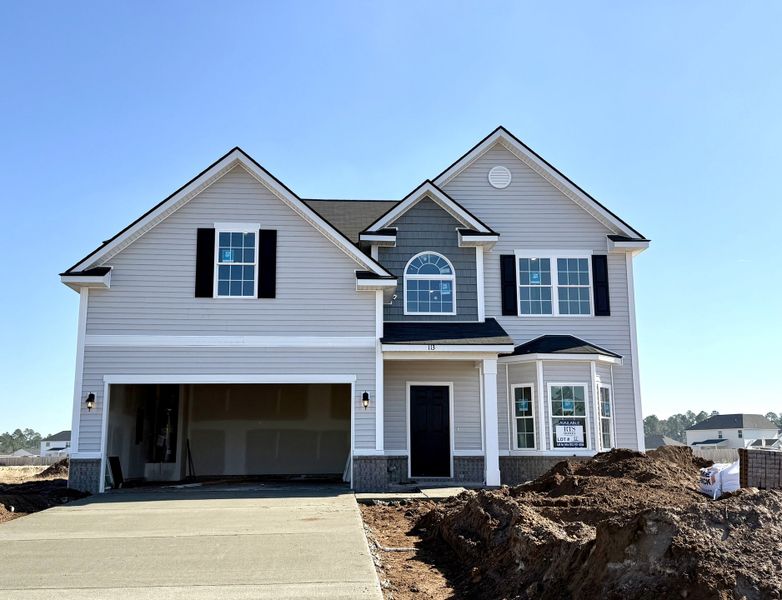 In-progress construction of a new home in The Village at Sassafras, Allenhurst, GA (Image 5).