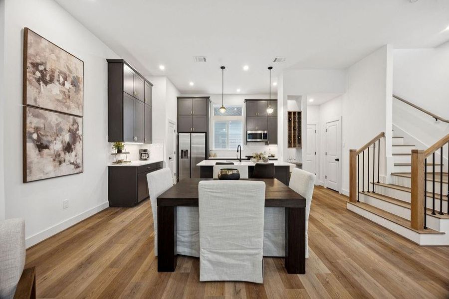 Furnished interior view inside a new home in , Houston (Image 13). Furnished interior view inside a new home in , Houston (Image 13).