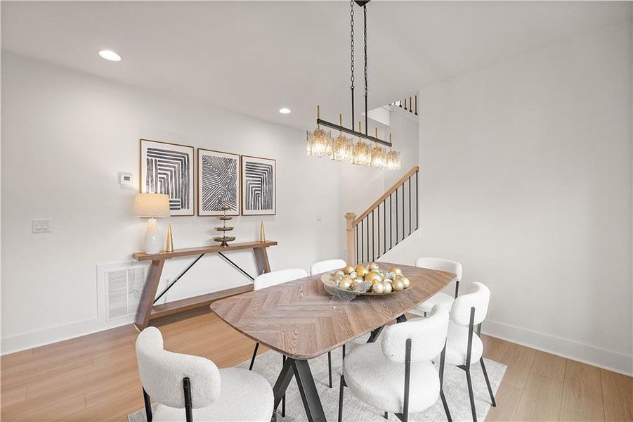 Furnished interior view inside a new home in , Atlanta (Image 37).