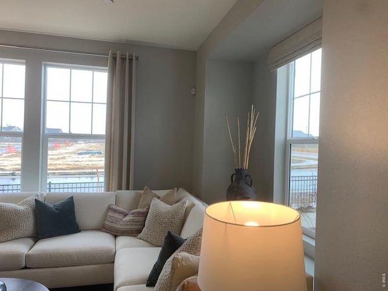 Furnished interior view inside a new home in , Erie (Image 9). Furnished interior view inside a new home in , Erie (Image 9).