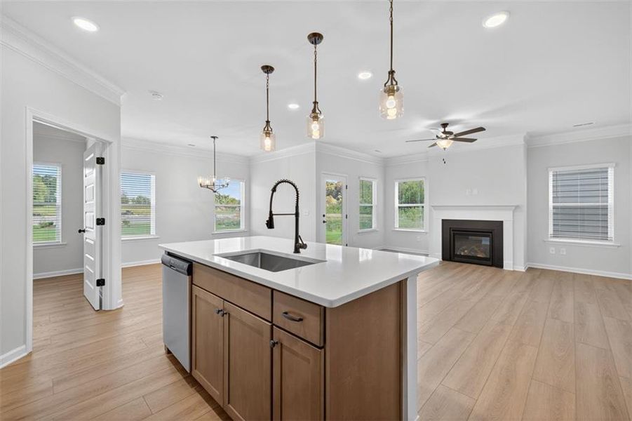 Furnished interior view inside a new home in Capstone Estates, Apison (Image 9). Furnished interior view inside a new home in Capstone Estates, Apison (Image 9).