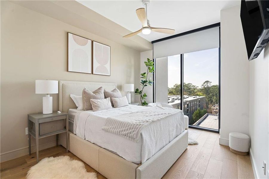 Furnished interior view inside a new home in , Atlanta (Image 35).