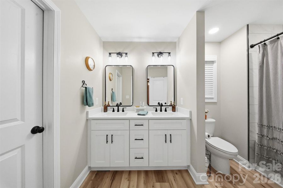 Furnished interior view inside a new home in , Crouse (Image 38).
