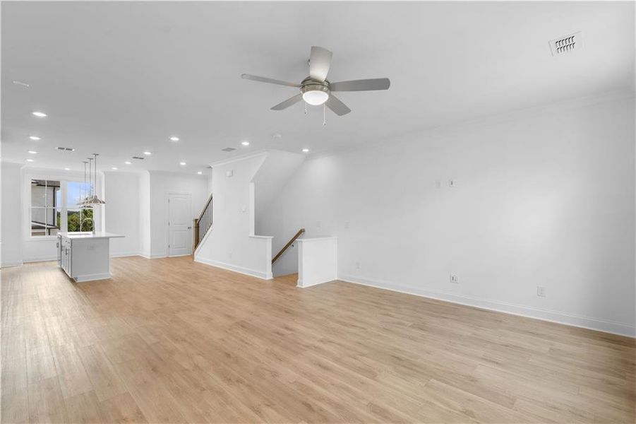 Spacious, unfurnished interior of a new home in Millcroft Townhomes, Buford (Image 19).