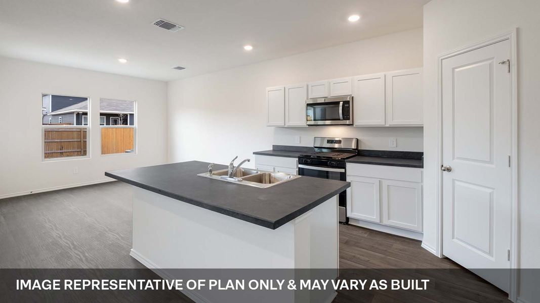 Furnished interior view inside a new home in Wayside, Uhland (Image 3).