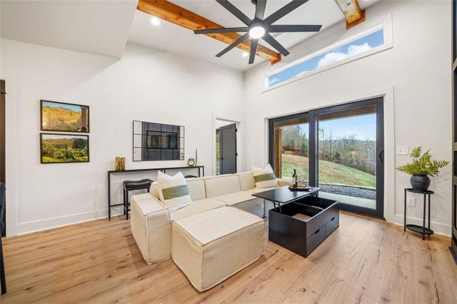 Furnished interior view inside a new home in , Ellijay (Image 10).