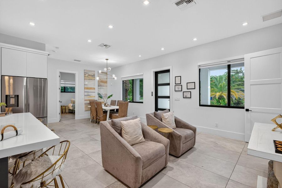 Furnished interior view inside a new home in , Oakland Park (Image 30). Furnished interior view inside a new home in , Oakland Park (Image 30).