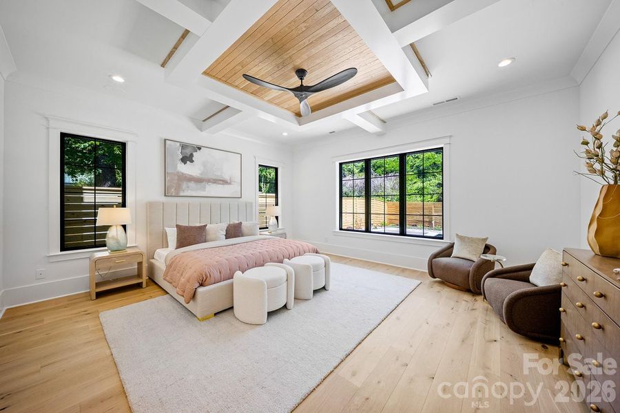 Furnished interior view inside a new home in , Charlotte (Image 12).