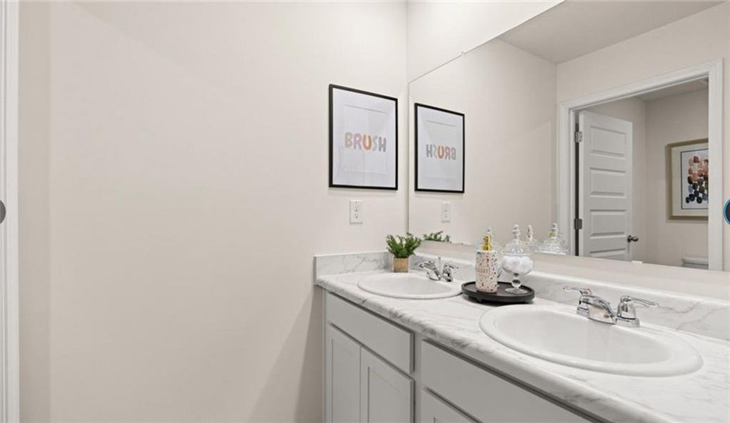 Furnished interior view inside a new home in Twin Lakes, Hoschton (Image 5).