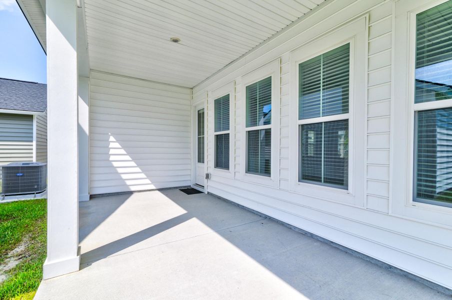 Exterior details and patio area of a home in , Summerville (Image 29).